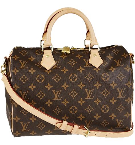 Louis Vuitton Speedy 30 Bandouliere, Brown 